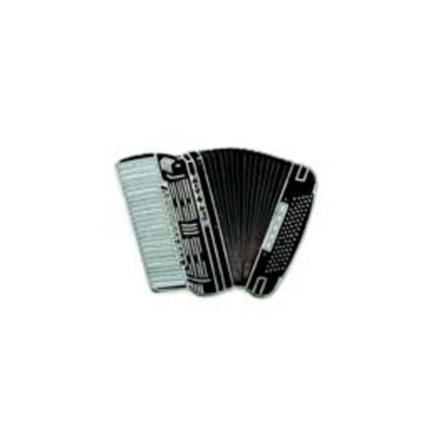 Music Pin Accordion Black-Giftware Accessories-Engadine Music-Engadine Music