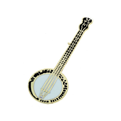 Music Pin Banjo-Giftware Accessories-Engadine Music-Engadine Music