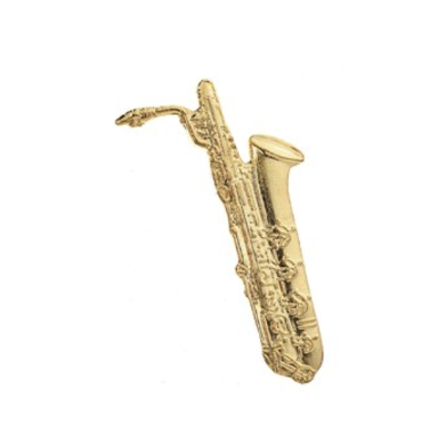 Music Pin Baritone Saxophone-Giftware Accessories-Engadine Music-Engadine Music