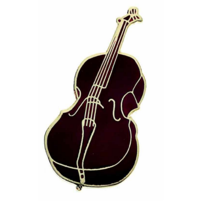 Music Pin Cello-Giftware Accessories-Engadine Music-Engadine Music