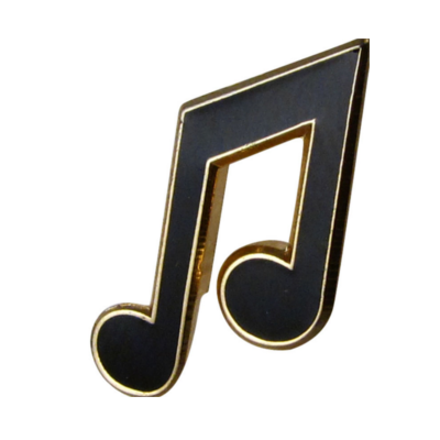 Music Pin Eighth Note-Giftware Accessories-Engadine Music-Engadine Music
