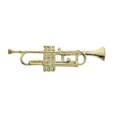 Music Pin Trumpet-Giftware Accessories-Engadine Music-Engadine Music