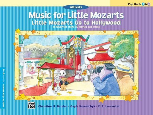 Music for Little Mozarts: Little Mozarts Go to Hollywood, Pop Book 3 & 4-Piano & Keyboard-Alfred-Engadine Music