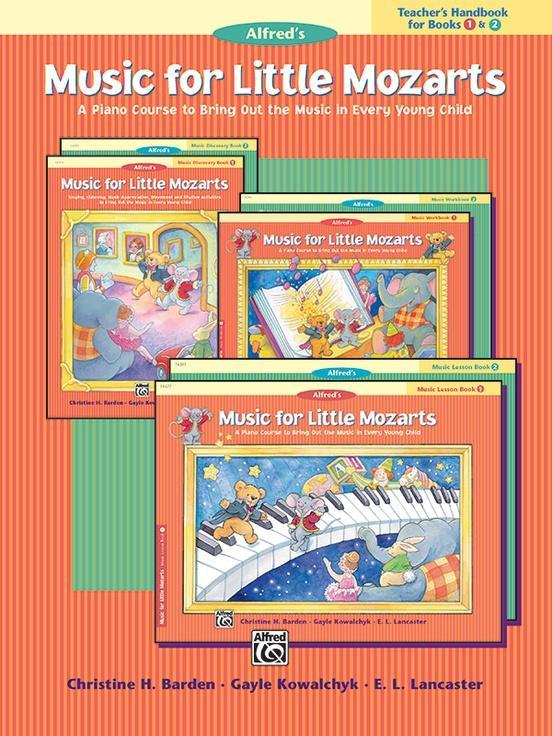 Music for Little Mozarts: Teacher's Handbook for Books 1 & 2-Piano & Keyboard-Alfred-Engadine Music