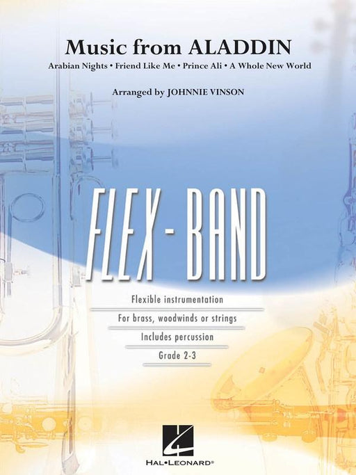Music from Aladdin, Arr. Johnnie Vinson FlexBand Grade 2-3-Flexible Ensemble-Hal Leonard-Engadine Music