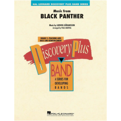 Music from Black Panther, Goransson Arr. Paul Murtha Concert Band Chart Grade 2-Concert Band Chart-Hal Leonard-Engadine Music