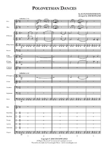 Music from Polovetsian Dances (from Prince Igor) Tim Rowland Stage Band Grade 3-stage band-Hosenbugler-Engadine Music