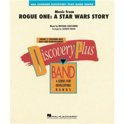 Music from Rogue One: A Star Wars Story, Giacchino Arr. Johnnie Vinson Concert Band Grade 2-Concert Band Chart-Hal Leonard-Engadine Music