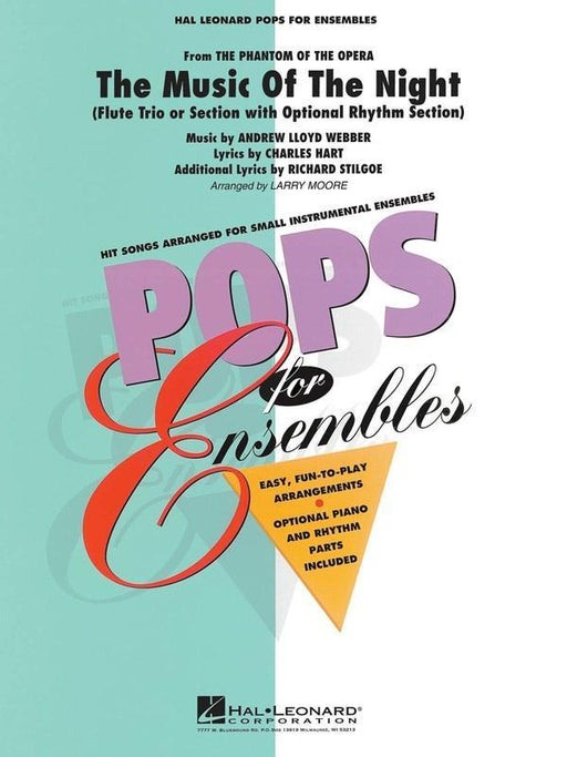 Music of the Night, Arr. Larry Moore Flute Trio or Ensemble Grade 2.5