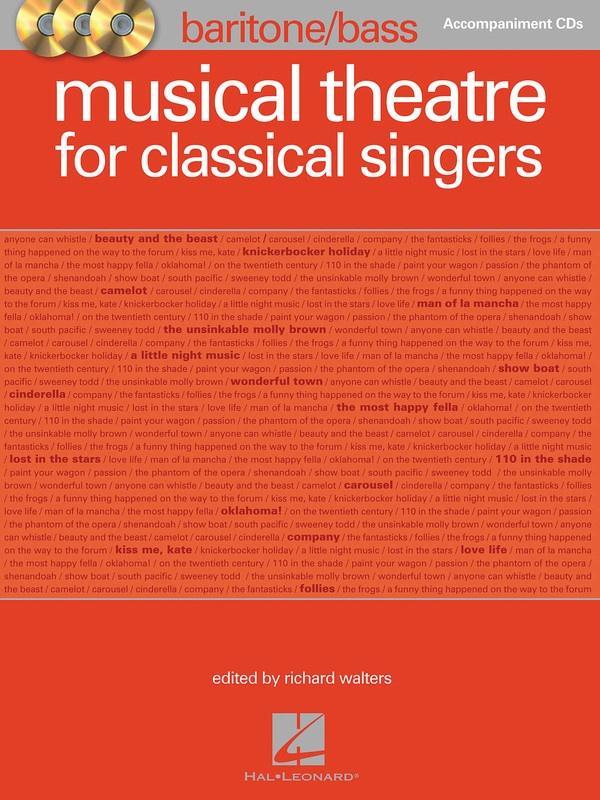 Musical Theatre for Classical Singers, Baritone/Bass Accompaniment CDs-Vocal-Hal Leonard-Engadine Music