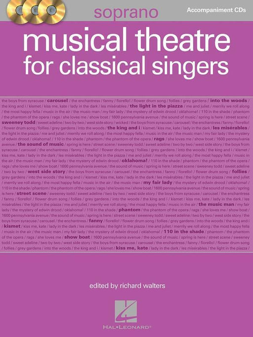 Musical Theatre for Classical Singers, Soprano Accompaniment CDs-Vocal-Hal Leonard-Engadine Music