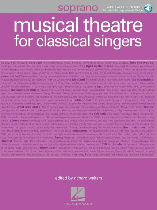 Musical Theatre for Classical Singers, Soprano Book & Online Audio-Vocal-Hal Leonard-Engadine Music