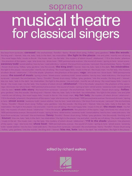 Musical Theatre for Classical Singers, Soprano-Vocal-Hal Leonard-Engadine Music