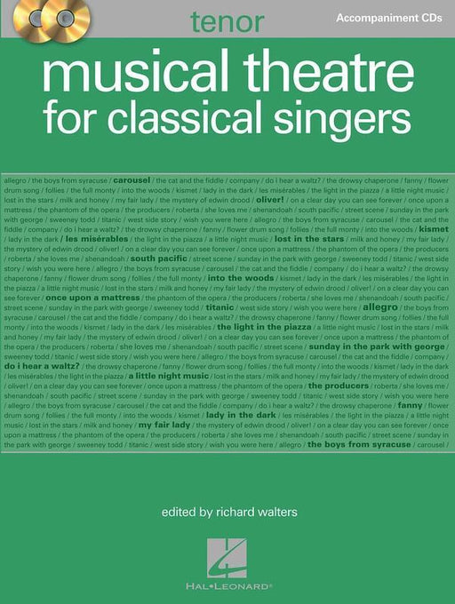 Musical Theatre for Classical Singers, Tenor Accompaniment CDs-Vocal-Hal Leonard-Engadine Music