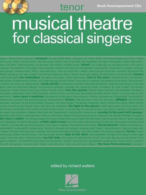 Musical Theatre for Classical Singers, Tenor Book & CD-Vocal-Hal Leonard-Engadine Music