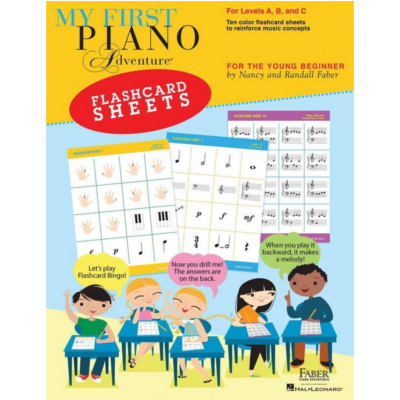 My First Piano Adventure Flashcard Sheets-Piano & Keyboard-Hal Leonard-Engadine Music