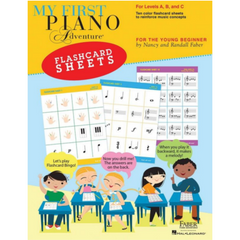 My First Piano Adventure Flashcard Sheets-Piano & Keyboard-Hal Leonard-Engadine Music