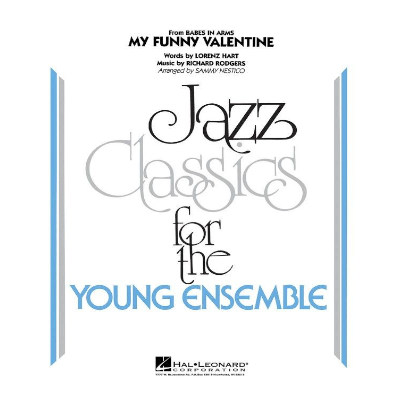 My Funny Valentine Arr. Sammy Nestico Stage Band Chart Grade 3-Stage Band chart-Hal Leonard-Engadine Music