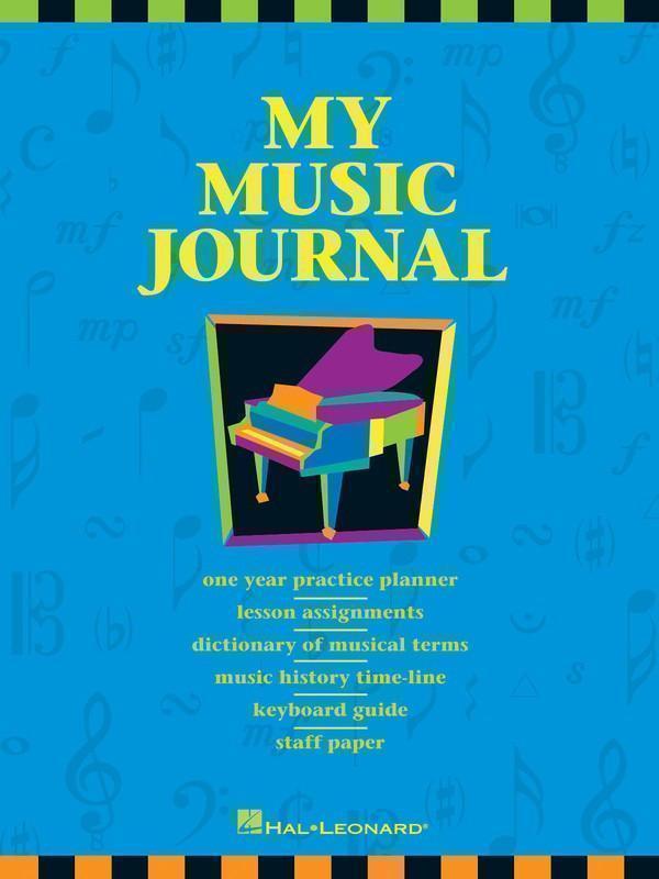 My Music Journal - Student Assignment Book-Piano & Keyboard-Hal Leonard-Engadine Music