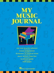 My Music Journal - Student Assignment Book-Piano & Keyboard-Hal Leonard-Engadine Music