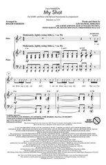 My Shot (From Hamilton) Arr. Mac Huff Showtrax CD Choral-Choral-Hal Leonard-Engadine Music