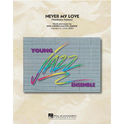 Never My Love, Arr. John Berry Stage Band Chart Grade 3-Stage Band chart-Hal Leonard-Engadine Music
