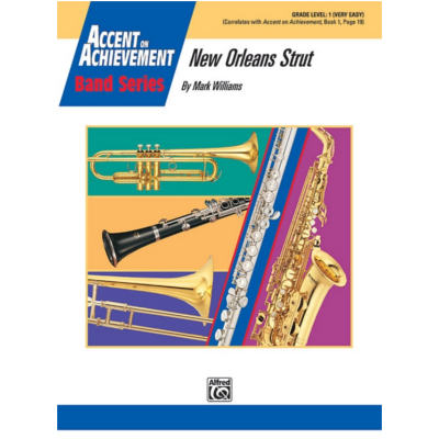 New Orleans Strut, Mark Williams Concert Band Chart Grade 1-Concert Band Chart-Alfred-Engadine Music