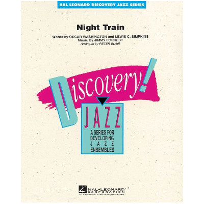 Night Train, Jimmy Forrest Arr. Peter Blair Stage Band Chart Grade 1-2-Stage Band chart-Hal Leonard-Engadine Music