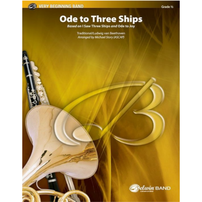 Ode to Three Ships, Beethoven Arr. Michael Story Concert Band Chart Grade 0.5-Concert Band Chart-Alfred-Engadine Music