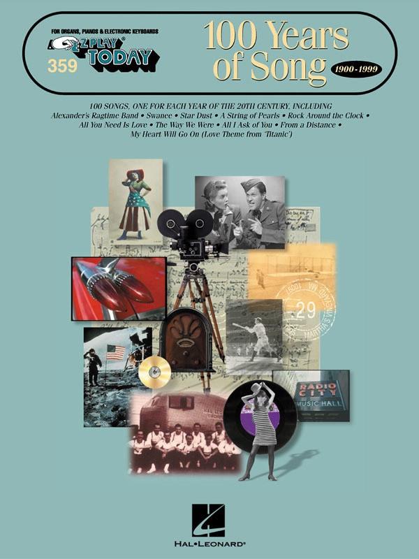 One Hundred Years of Song-Piano & Keyboard-Hal Leonard-Engadine Music