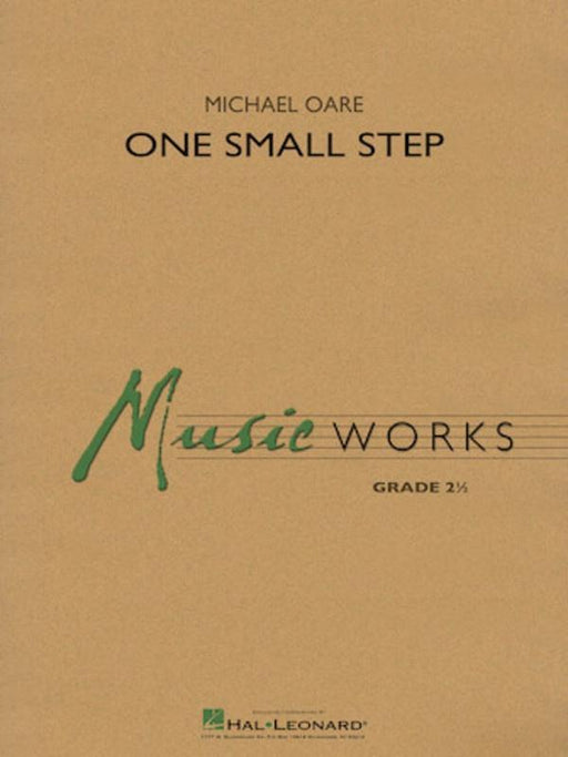 One Small Step, Michael Oare Concert Band Grade 2-Concert Band-Hal Leonard-Engadine Music