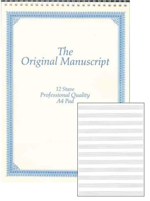 Original Manuscript, The (Professional Quality) - 12 staves-Manuscript-Hal Leonard-Engadine Music