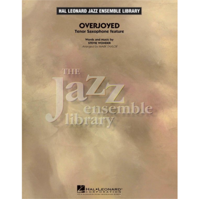Overjoyed, Stevie Wonder Arr. Mark Taylor Stage Band Chart Grade 4-Stage Band chart-Hal Leonard-Engadine Music