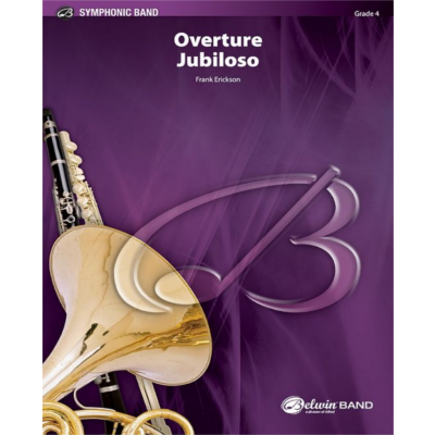 Overture Jubiloso, Frank Erickson Concert Band Chart Grade 4-Concert Band Chart-Alfred-Engadine Music
