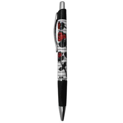 Pen Full Colour Keyboard Rose-Stationery-Engadine Music-Engadine Music