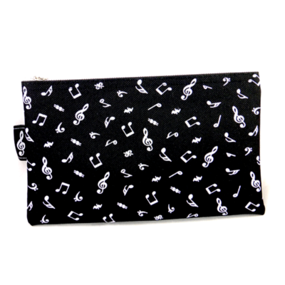 Pencil Bag Musical Notes Rectangle-Stationery-Engadine Music-Engadine Music