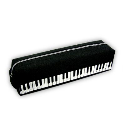 Pencil Case Keyboard Design Black Material-Stationery-Engadine Music-Engadine Music
