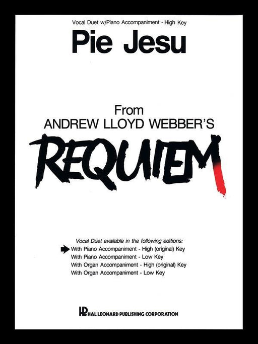 Pie Jesu (from Requiem), Vocal Duet High Voice-Vocal-Hal Leonard-Engadine Music