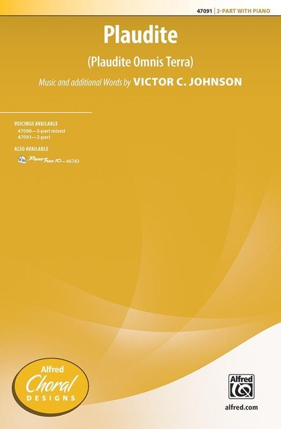Plaudite, Victor C. Johnson Choral-Choral-Alfred-2-Part-Engadine Music