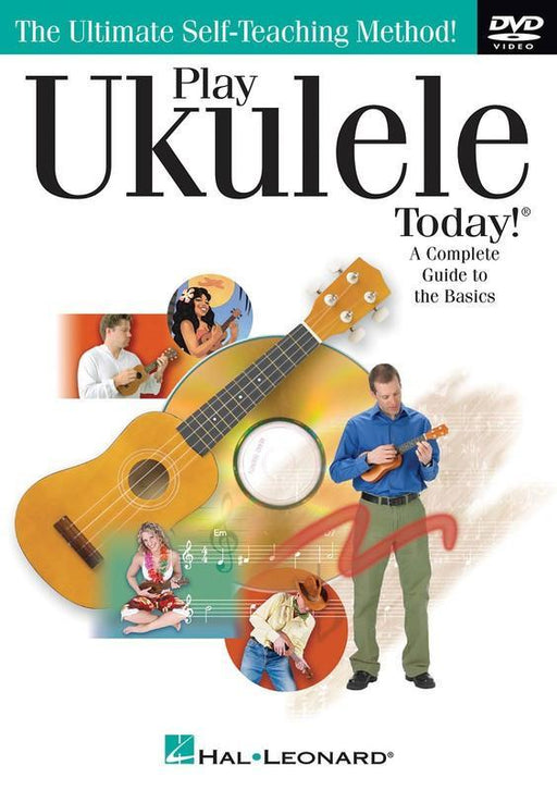 Play Ukulele Today!-CD & DVD-Hal Leonard-Engadine Music