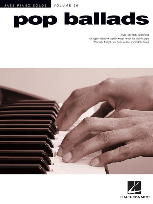 Pop Ballads Jazz Piano Solos Series Volume 56
