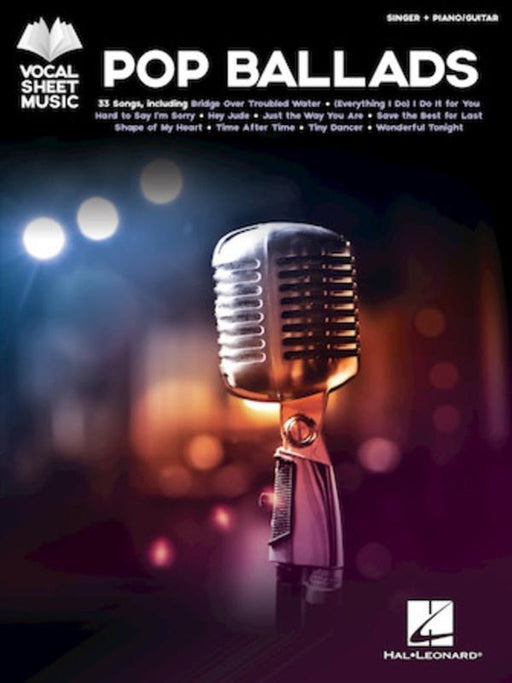 Pop Ballads, Piano Vocal & Guitar-Piano Vocal & Guitar-Hal Leonard-Engadine Music