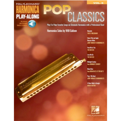 Pop Classics, Harmonica Play-Along Volume 8-harmonica-Hal Leonard-Engadine Music