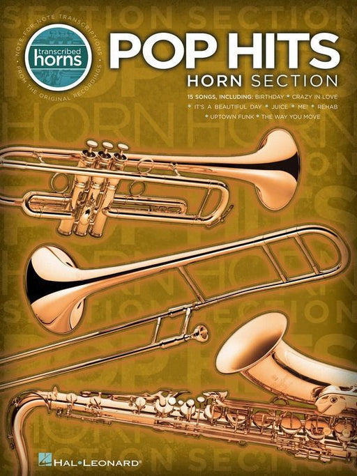 Pop Hits Horn Section-Brass-Hal Leonard-Engadine Music