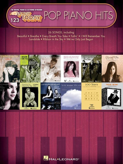 Pop Piano Hits-Piano & Keyboard-Hal Leonard-Engadine Music