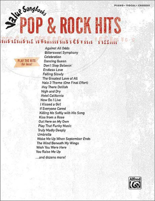 Pop & Rock Hits-Songbooks-Hal Leonard-Engadine Music