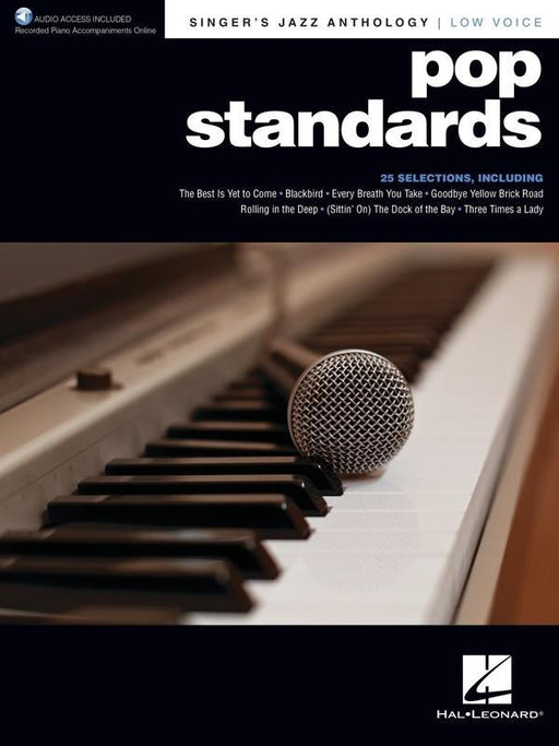 Pop Standards - Singer's Jazz Anthology Low Voice