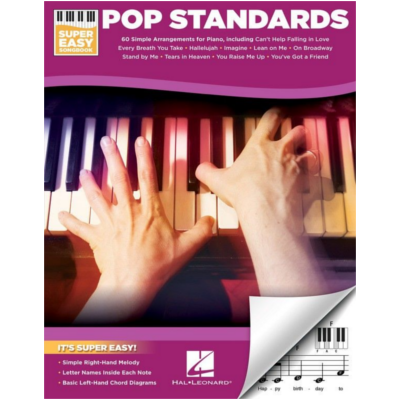Pop Standards - Super Easy Songbook, Easy Piano-Easy Piano-Hal Leonard-Engadine Music