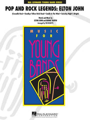 Pop and Rock Legends: Elton John, Arr. 	Ted Ricketts Concert Band Chart Grade 3-Concert Band Chart-Hal Leonard-Engadine Music