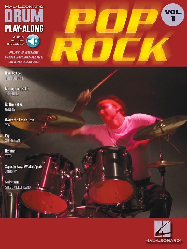 Pop/Rock, Drum Play-Along Volume 1-Percussion-Hal Leonard-Engadine Music
